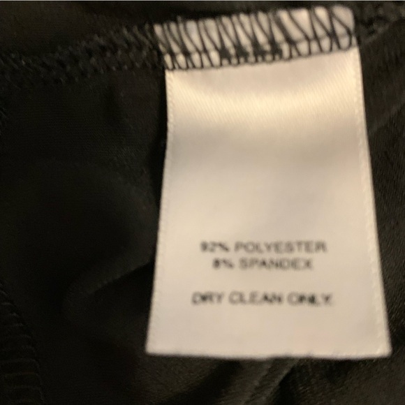 WHBM Black Cowl Neck Banded Short Sleeve Blouse Size M SALE 💰 - Picture 8 of 9